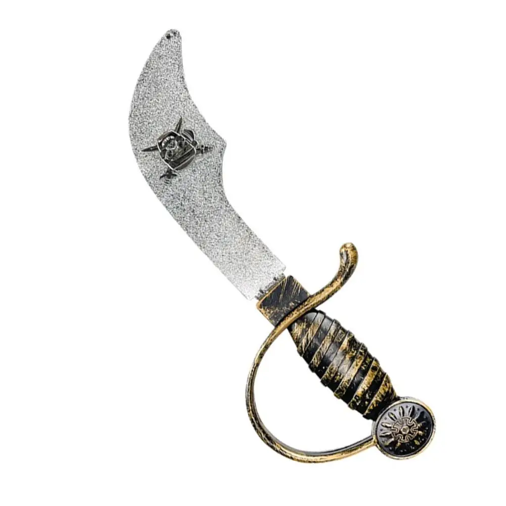 Plastik-Piratenmesser-Spielzeug, Cosplay-Deko, Spielzeugschwerter, Piratenkapitän-Kostüm, Party-Requisiten für Kinder, Geschenk-Spielzeug – Detail 2