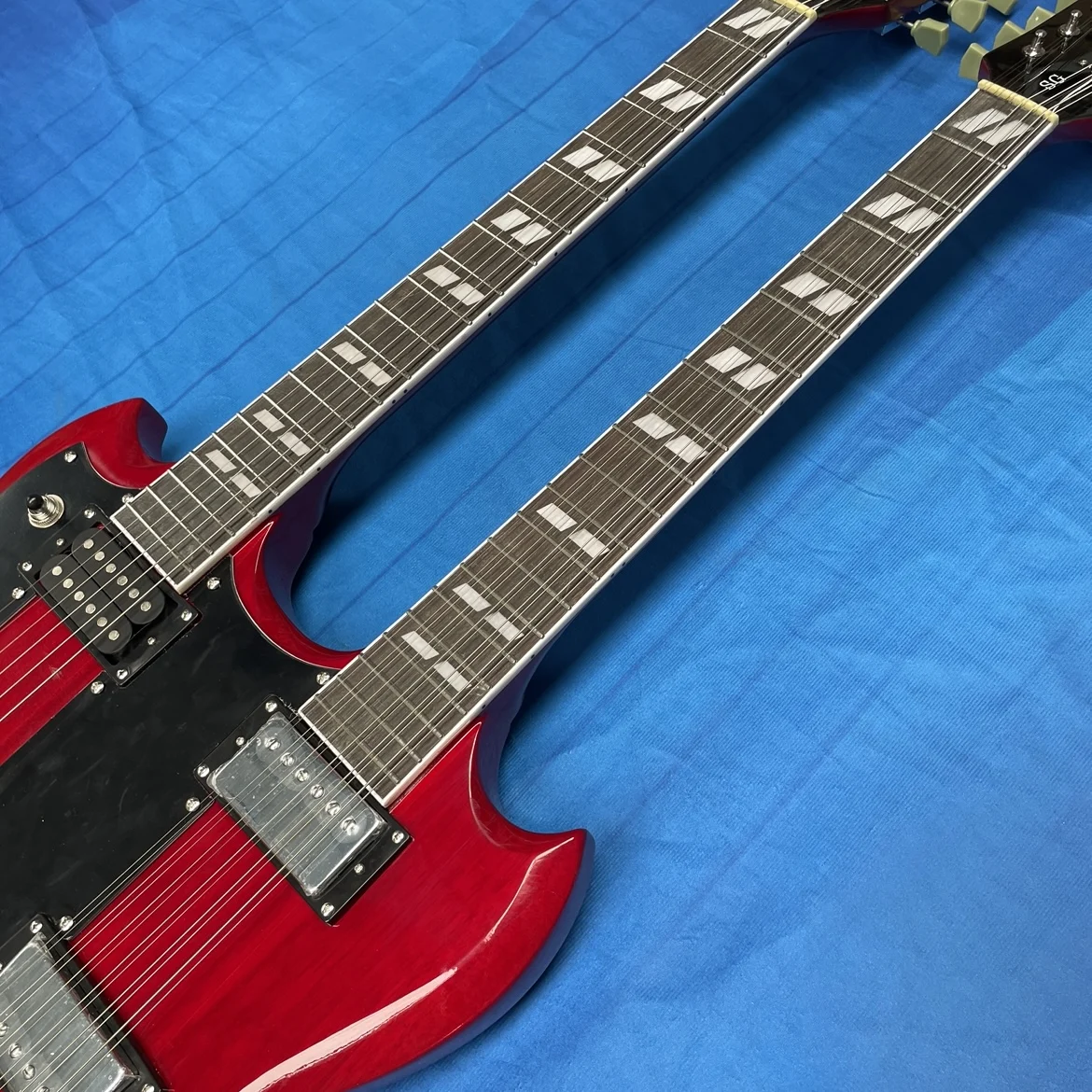 6+12 더블넥 일렉트릭 기타, 로즈우드 지판과 험버커 - Electric Guitar Beginner 리뷰 및 가격
