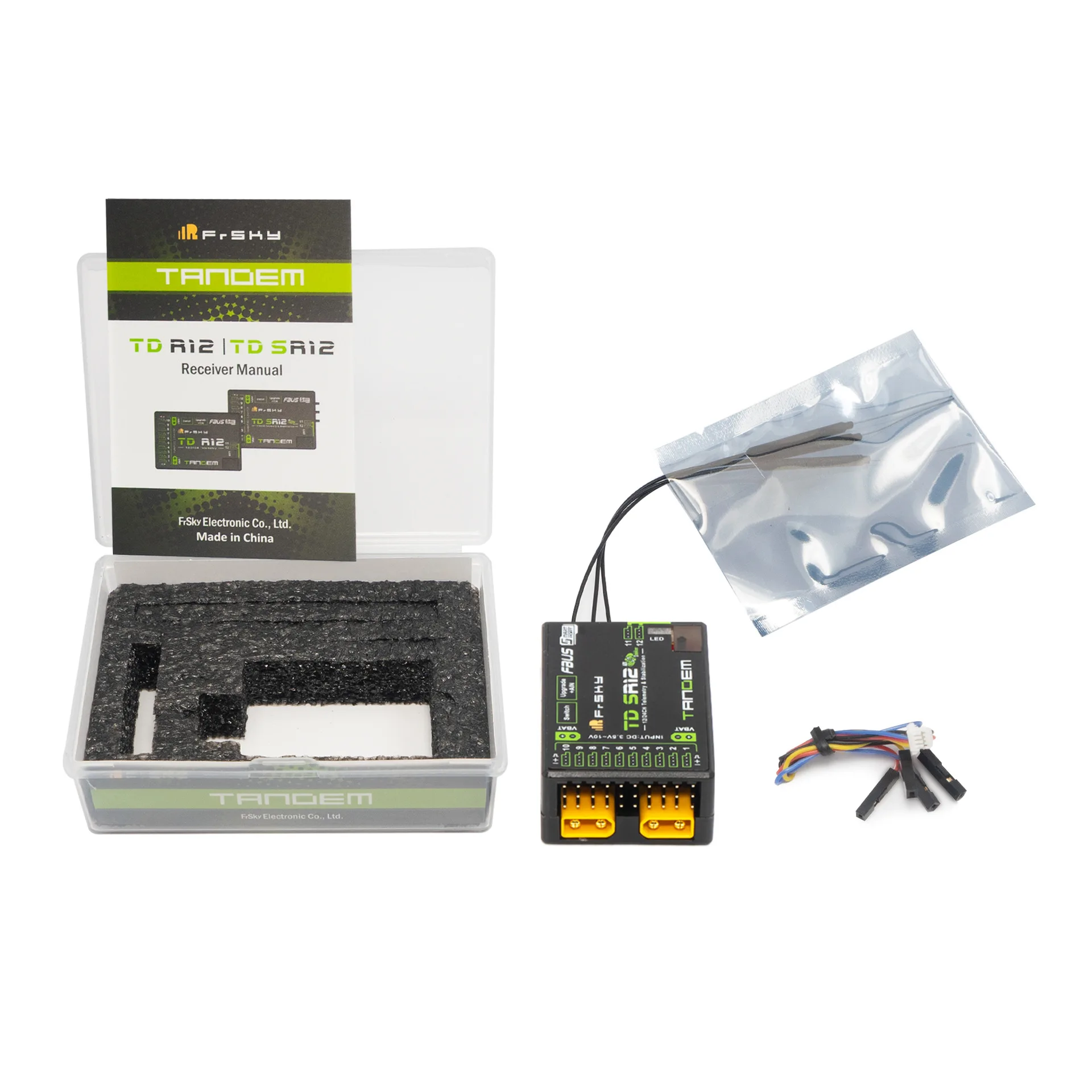 FrSky TD SR12 Dual Band Autostable Receiver 12 Channel Fixed Wing Drones Receiver