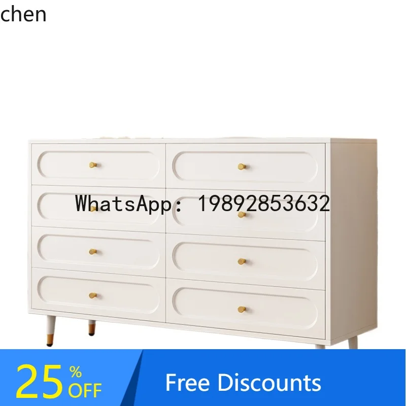 

solid wood chest simple living room storage bedroom drawer cabinet wall storage cabinet