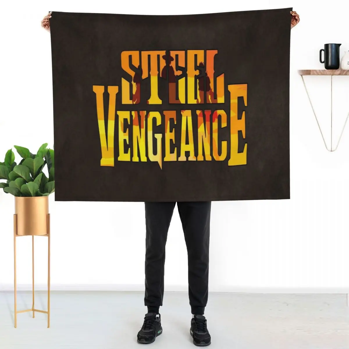 Steel Vengeance Logo - Cedar Point Throw Blanket Vintage Luxury Throw Hairy Bed Fashionable bed plaid Winter beds Blankets