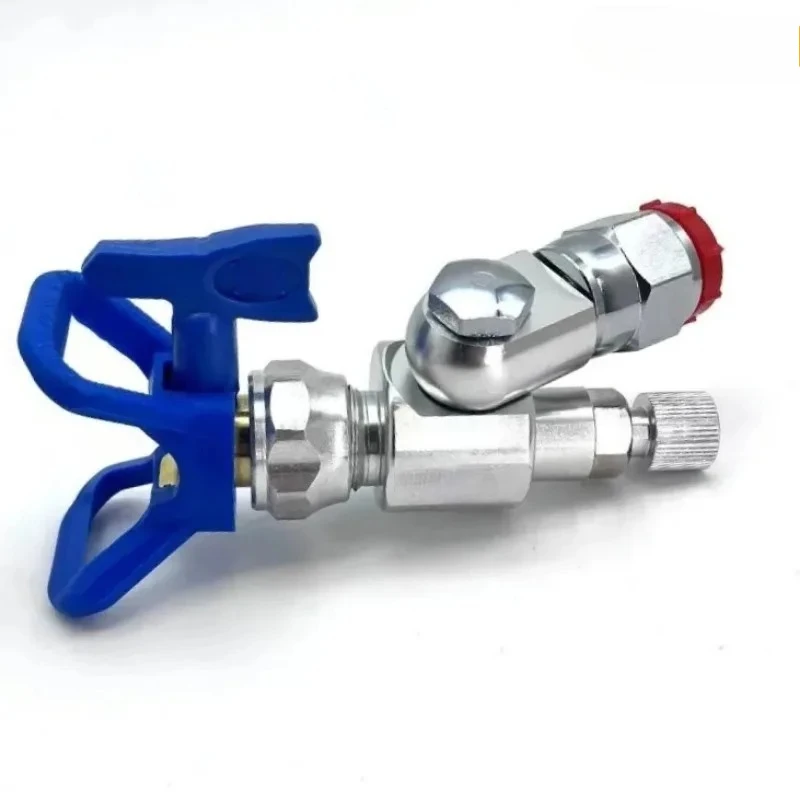 وصلة محول الرش بدون هواء 287030   مجموعة صمامات CleanShot 287-030 مع قيمة إيقاف التشغيل لمسدس رش GRA