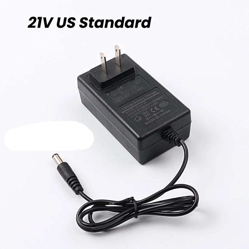 Battery Charger 21v Intelligent Lithium Li-on Power Adapter EU US Plug Battery for Lightweight Electric Drill Lithium Ion Batter