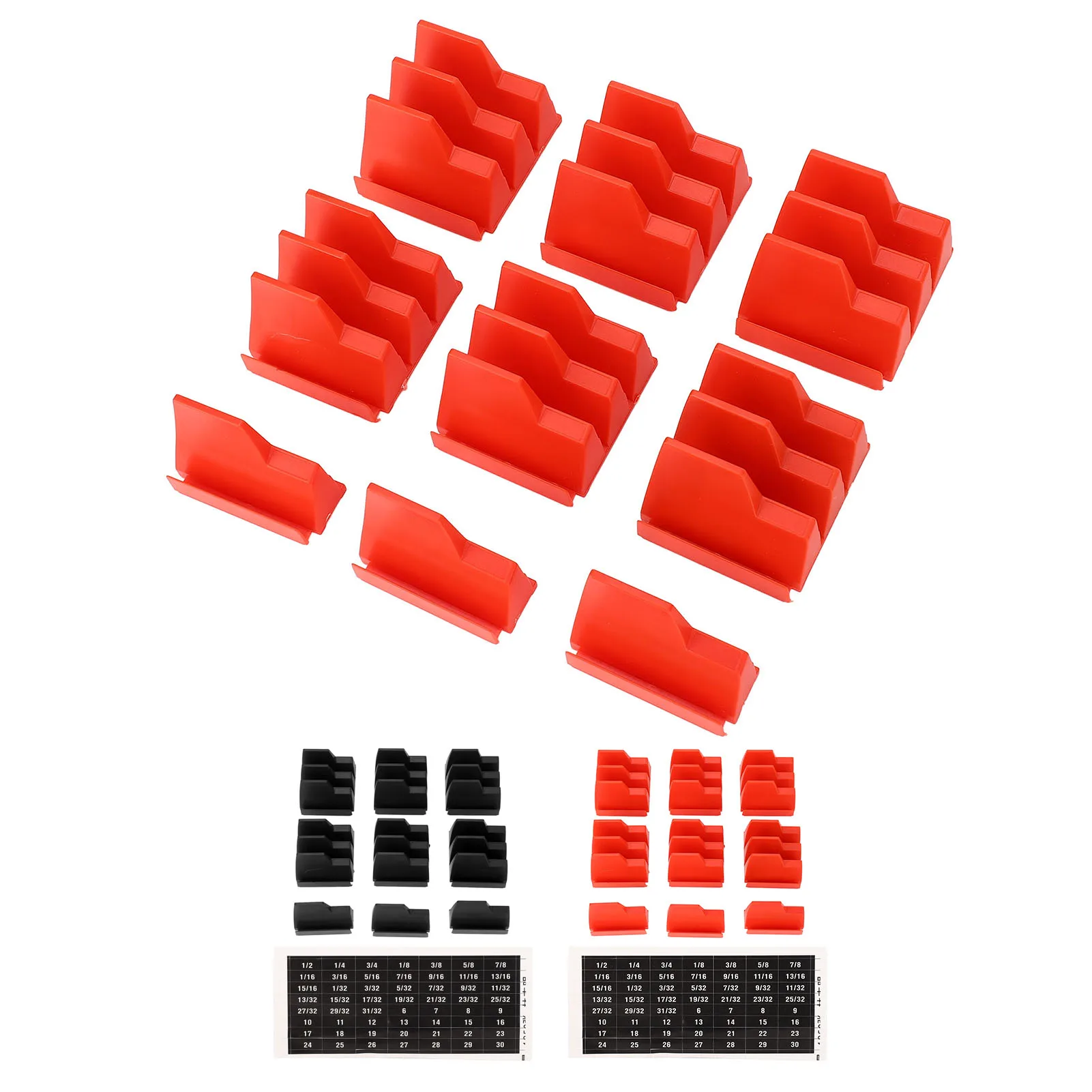 Modular Wrench Organizer Wrench Rack Holder Capacity Multifunctional Compact ABS Magnetic Modular Wrench Organizer