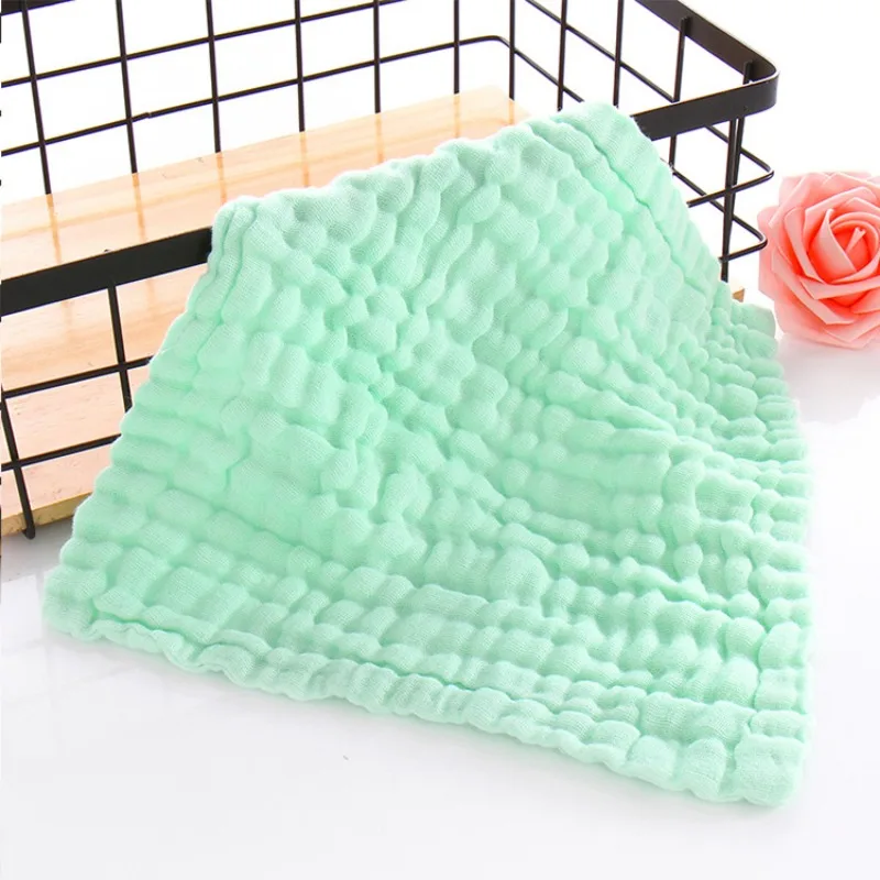 6 Layers Baby Towels Cotton Soft Square Baby Face Wash Towel Bathing Cloth for Girl Boy Newborn Stuff Washcloth Wipe Burp Cloths