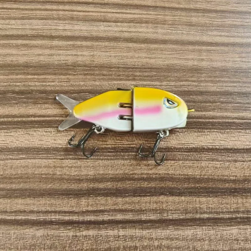 BILLINGS 1 Stück Langsam sinkender Mehrteiliger Pencil-Köder 6cm 6,5g Künstlicher Bionischer Zweiteiliger Schwimmköder mit Doppelhaken – Detail 17