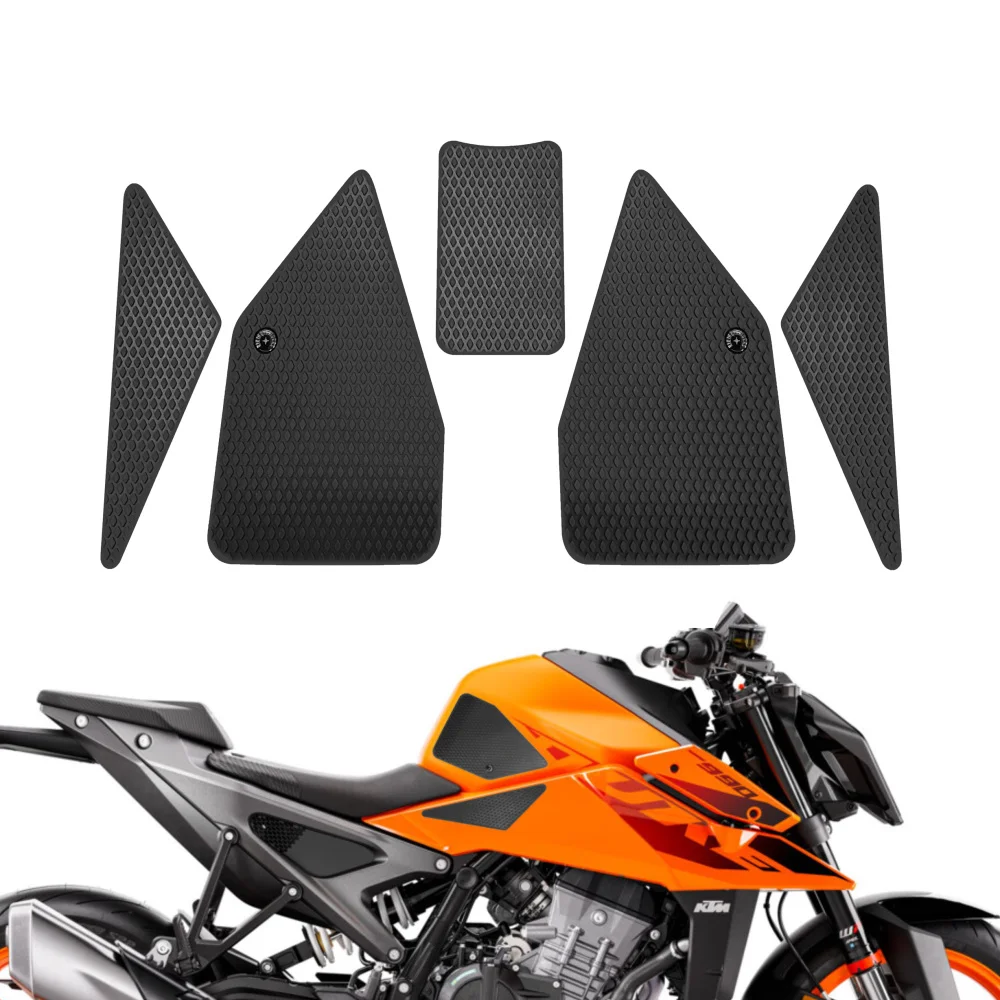 Motorcycle Tank Traction Pad Anti Slip Sticker Gas Knee Grip Protector For KTM Duke990 990 Duke 2024