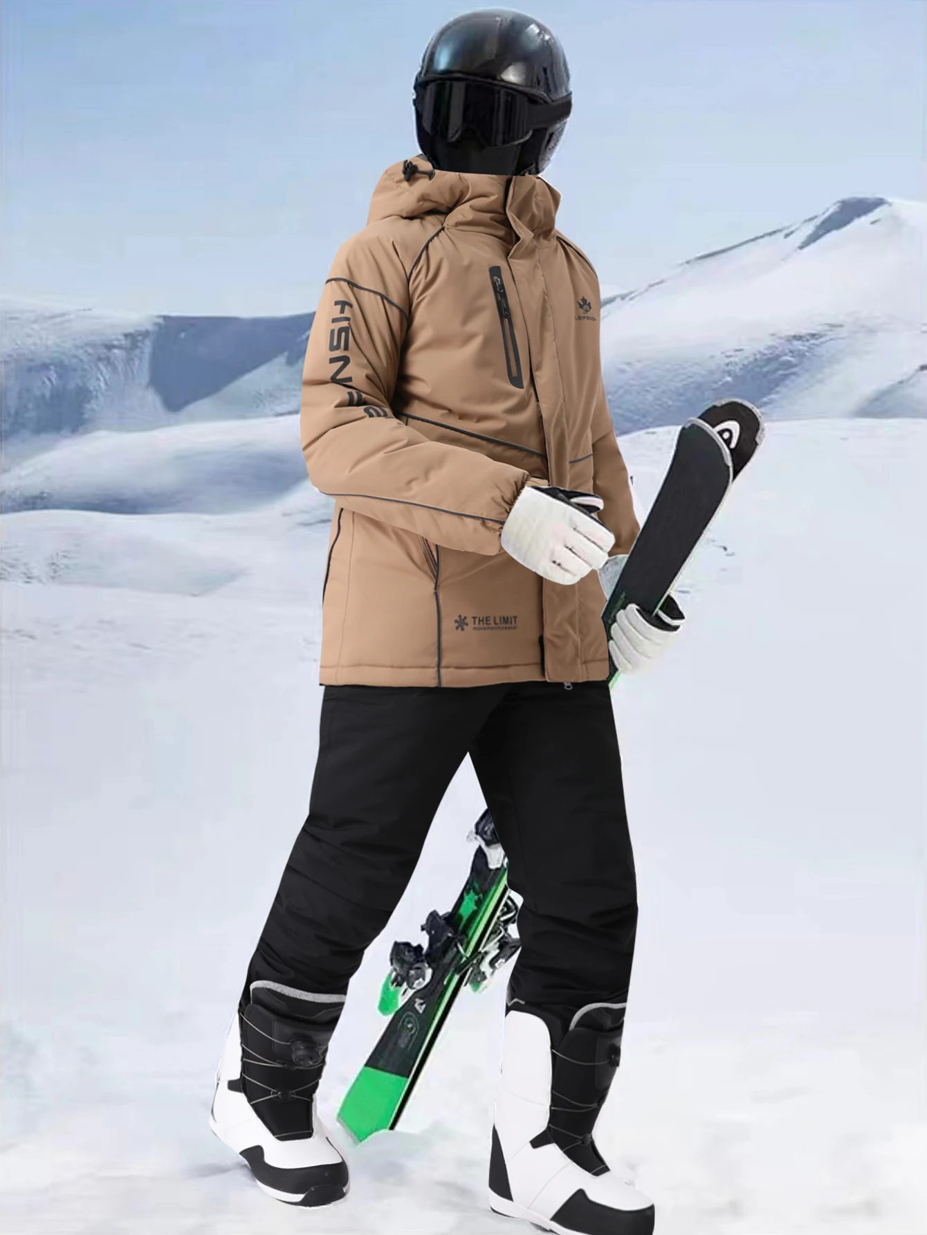 1 Set Sports & Outdoor Supplies Outdoor Casual Winter Sports Skiing Supplies Clothing Men Ski Suit Set Top+Bottomshx383-1