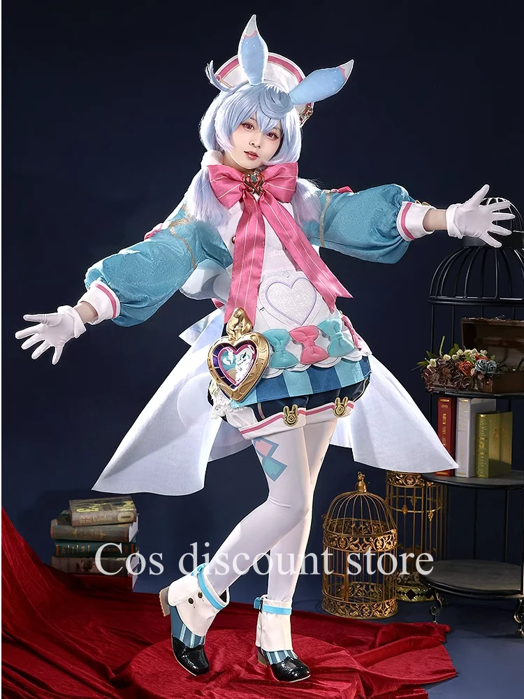 Sigewinne Cosplay Game Genshin Impact Anime Women Lovely Uniform Role Play Clothing Halloween Costumes Party Suit Pre-sale