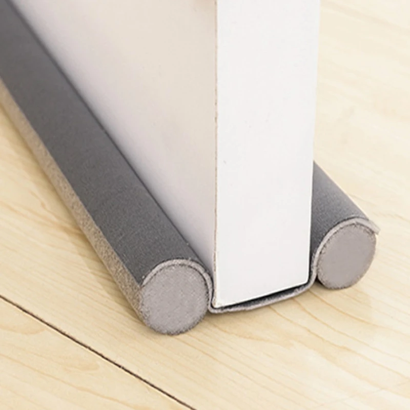 4 قطعة شريط عازل للباب السفلي مشروع سدادة الطقس تجريد الضوضاء مانع قابل للتعديل الباب 95 سنتيمتر سدادة الباب توقف