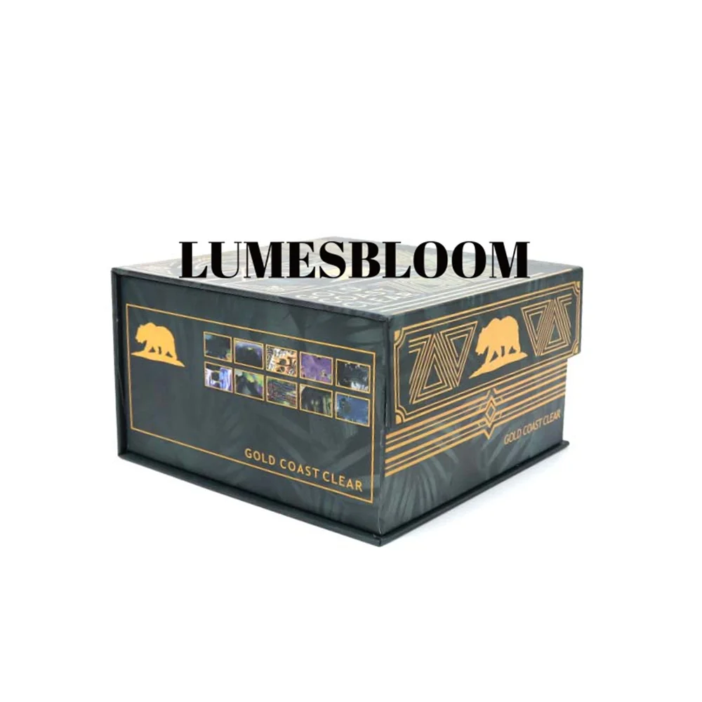 GCC Empty Cartridge Storage Tank Accessories Gift Display Packaging Set 1ml Disposeable Golden Color Case Tools Custom LOGO