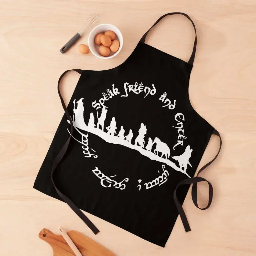 Speak friend and enter Apron Kitchen Items Kitchen For Women Apron