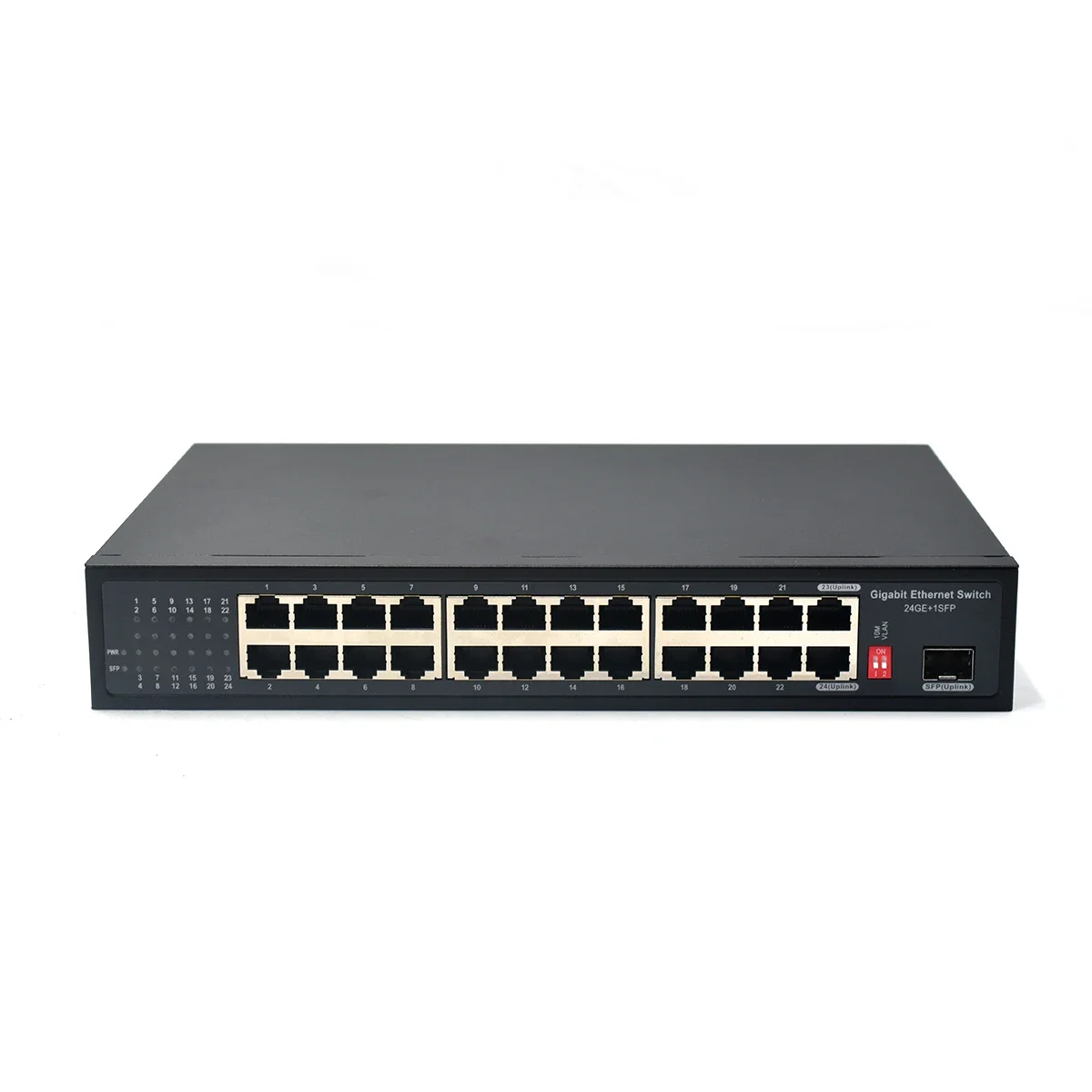 Wanglink 24 Port Gigabit Ethernet Switch 24 Ports 10/100/1000Mbps Lan Network Switch Support 250 Meters Extend and VLAN