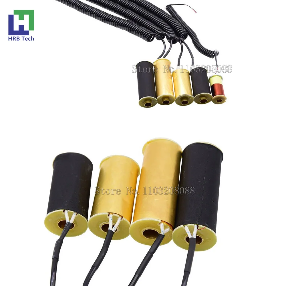 Crane Game Machine Accessories Claw Parts Coil 55mm 77mm 48V Copper Core With Spring Rope Claw Machine Toy Crane Parts