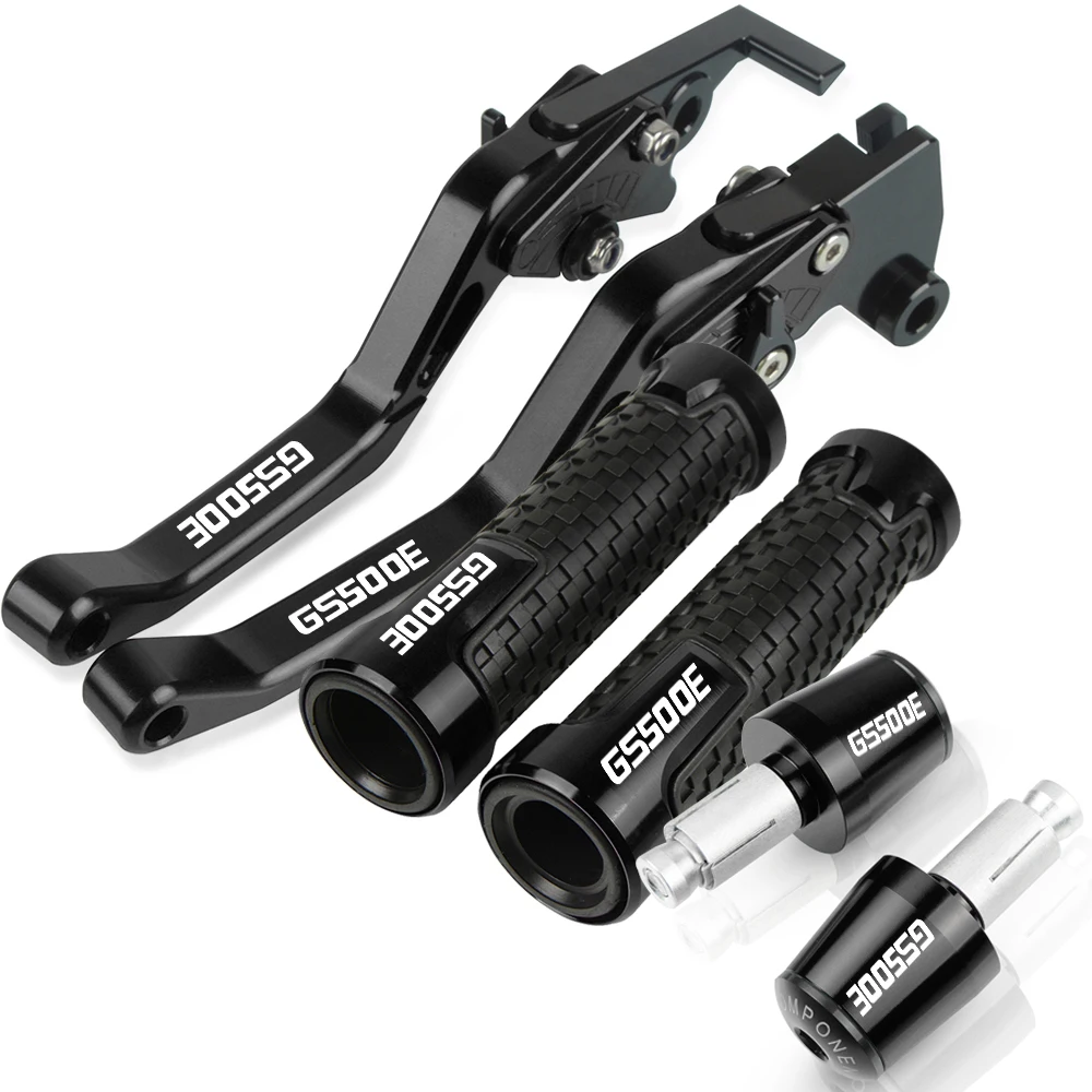 Leviers de frein et d'embrayage CNC avec poignées de guidon, accessoires pour moto SUZUKI GS500E GS 500E 500 E 1994 1995 1996 1997 1998