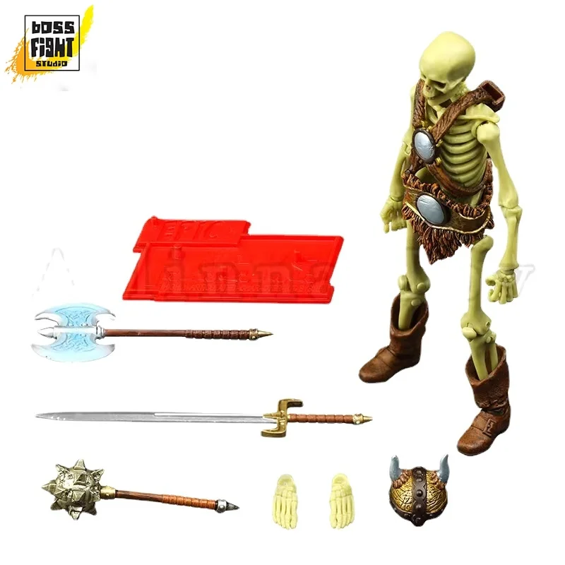 Boss Fight Studio 6 Inch 1/12 Action Figure H.A.C.K.S. EPIC Series Skeleton 1 Wave Savage Skeleton Anime Collection Model Toy