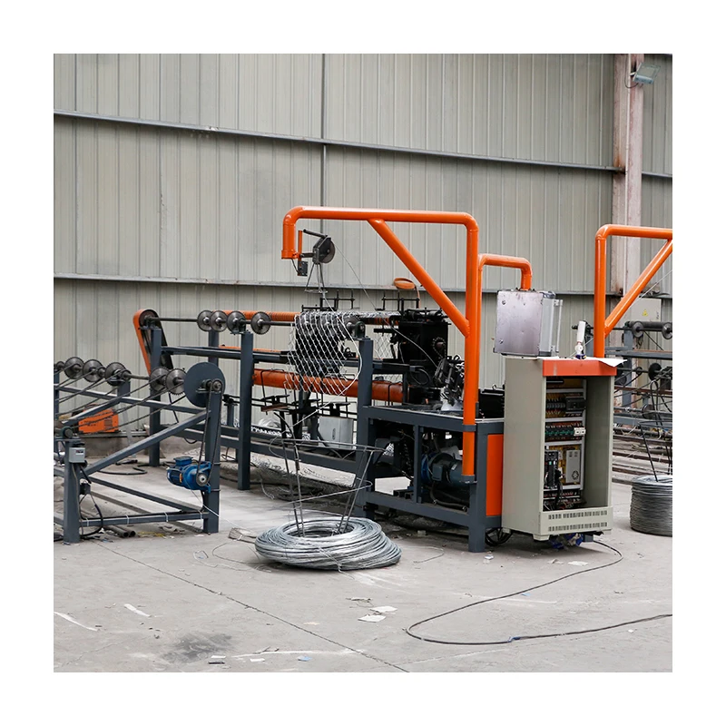 Cyclone Wire Mesh Machine Hydraulic PLC Control High Speed Stable Running For Stainless Steel Wire Cyclone Net Processing