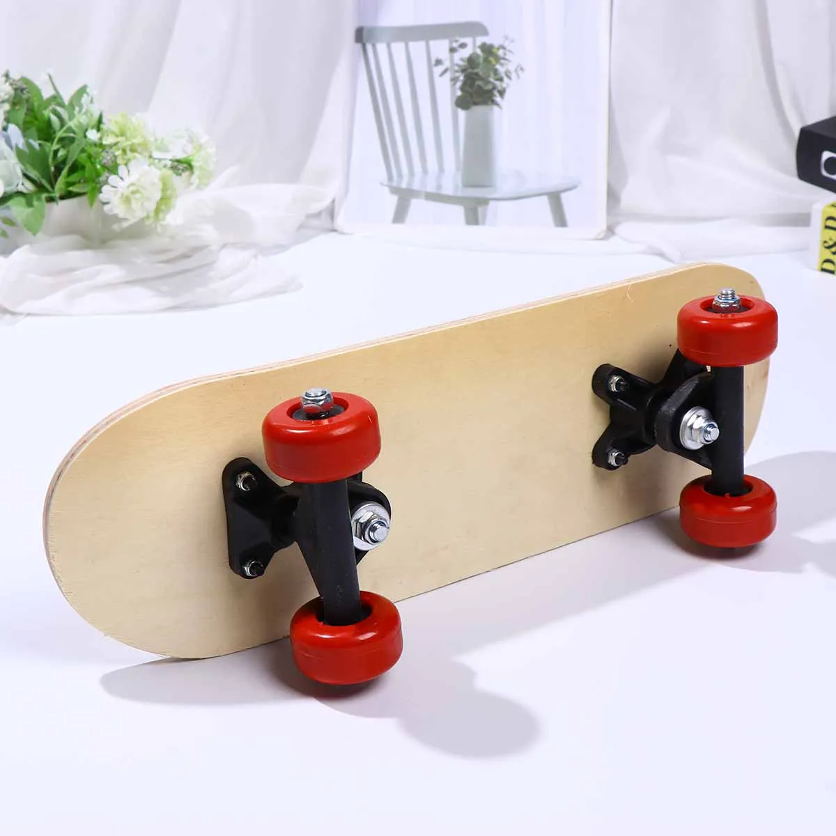 

Blank Hand Skateboard Toy Kids Painting Deck Beginners Diy Diy Skateboard Gifts Varnished Surface Eco Training