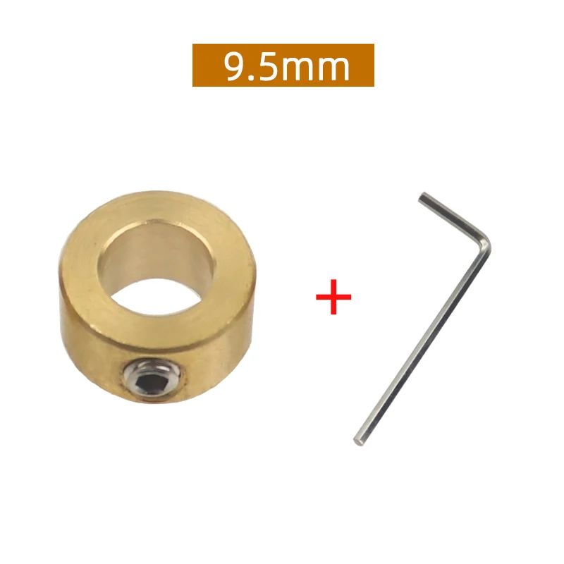 3-12mm Boor Gereedschap Messing Diepte Stop Kragen Ring Positioner Ring Met Inbussleutel Voor Houtbewerking boor Locator Gereedschap