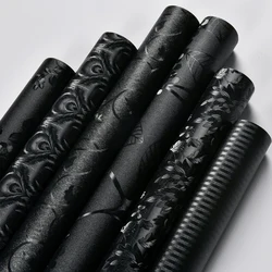 Window film thermal insulation sunscreen cellophane shading sticker anti-peeping full sunshade black opaque window sticker