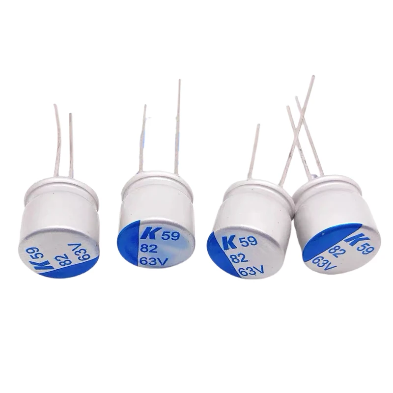 

1PCS/LOTS Solid State Capacitors 63V82UF 82UF/63V KEMET Volume 10mmX10mm For PC Motherboards IC Electronic components
