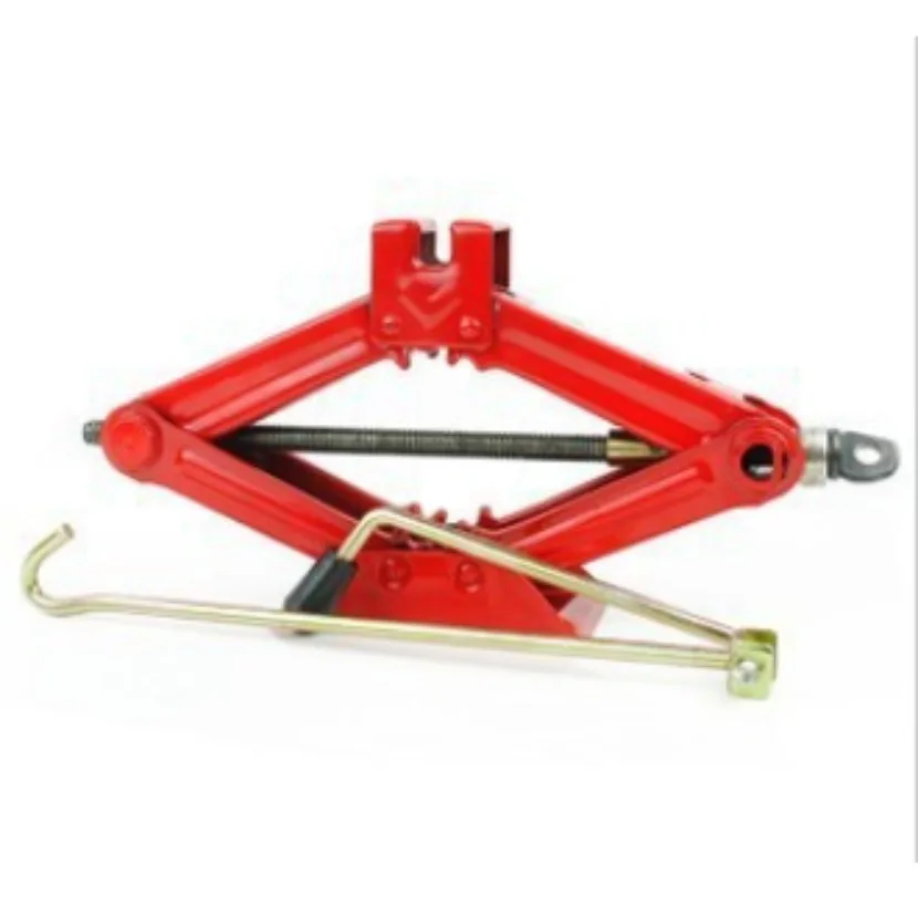 Lift Height 90-385mm Foldable Scissor Car jack 2T Heavy Duty Quick Lift Manual Car jack Repair Shop Equipment For Car Van Tyre