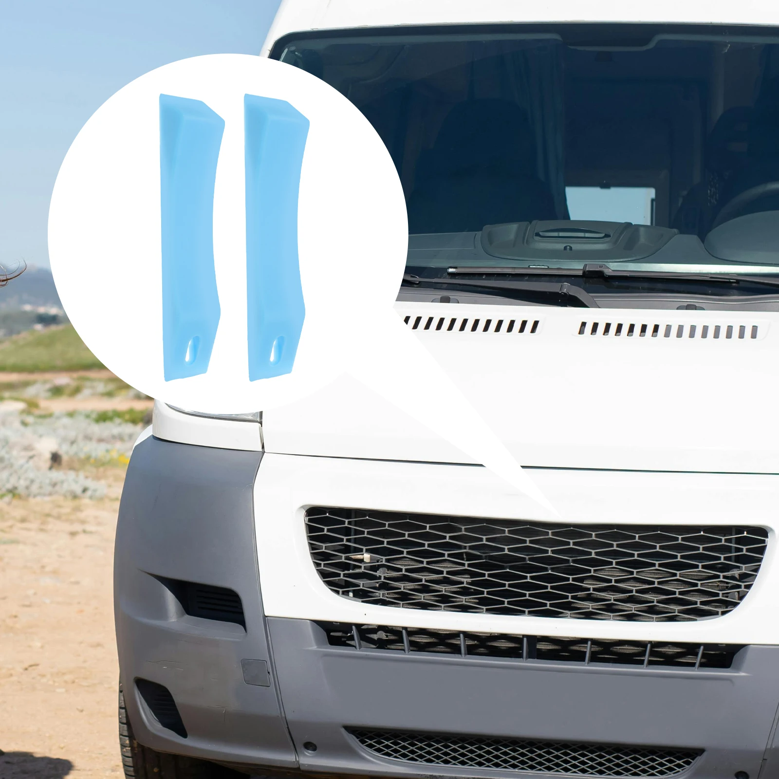 

2pcs Silicone RV Leveling Blocks Protection Mats Car Ramps Trailer Accessories Non Slip Durable Compact Size Easy Storage Oil