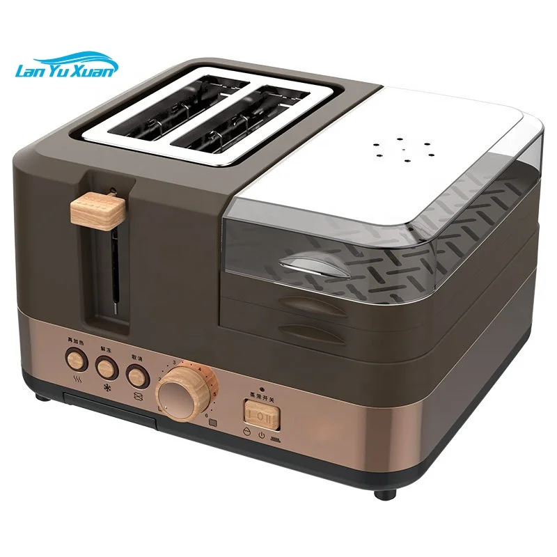 4-in-1 Household Electric Toaster Breakfast Maker for Bread Efficient and Convenient Kitchen Appliance