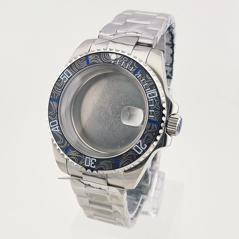 

Корпуса для часов 40 мм, корпус из нержавеющей стали с сапфировым стеклом, подходят для механизмов NH35/NH36/NH38/NH70, запчасти для часов.