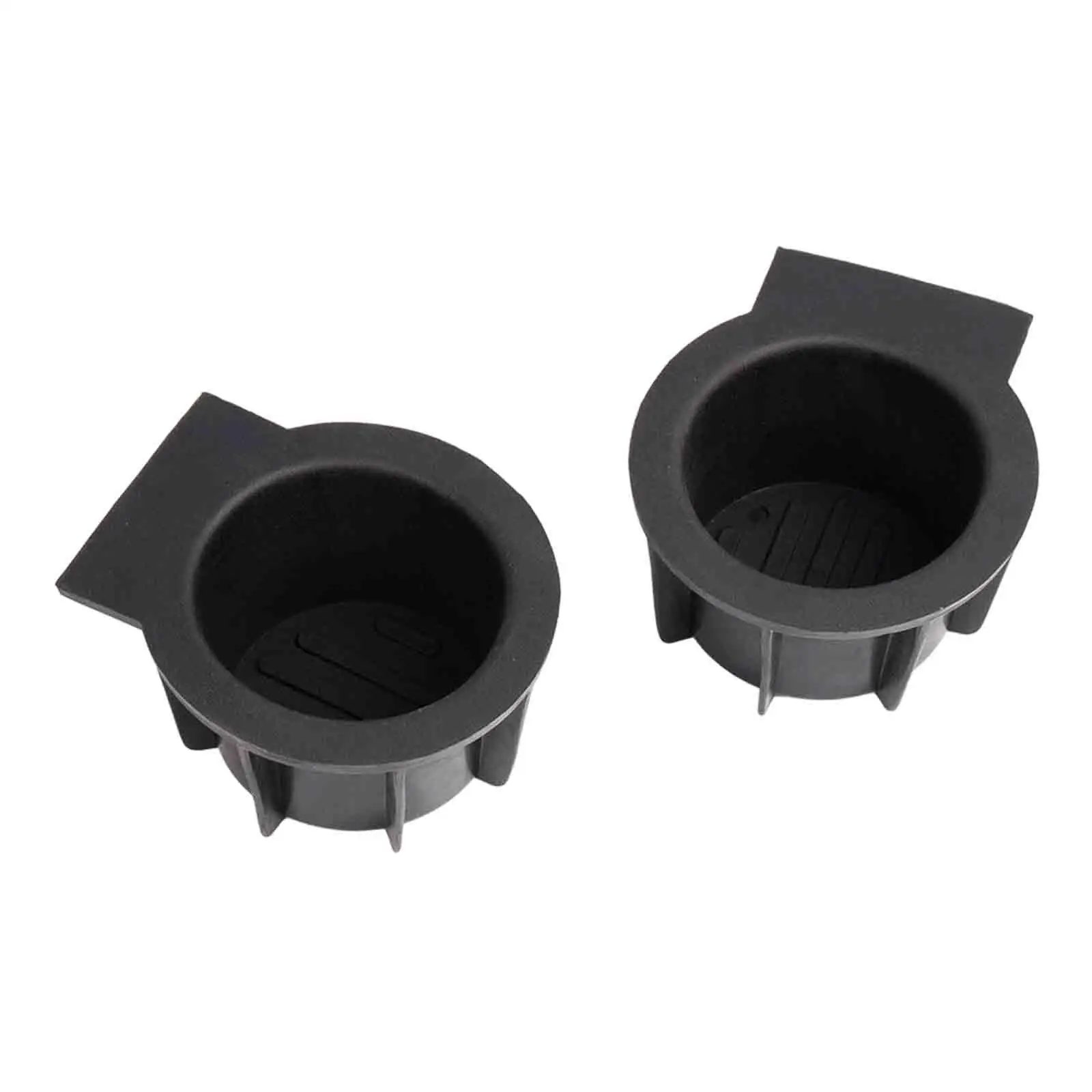 2L1Z-7813562-aaa 2Pcs Center Console Cup Holder Insert Removable for Ford F150 Multipurpose Durable Easily Install Washable