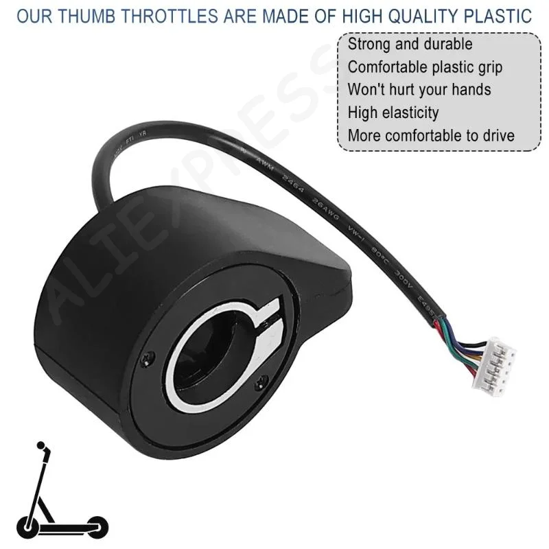 

New Electric Scooter Finger Throttle Accelerator Speed Controller With Headlight Switch Button ForHX X6 X7 Scooter Accessories