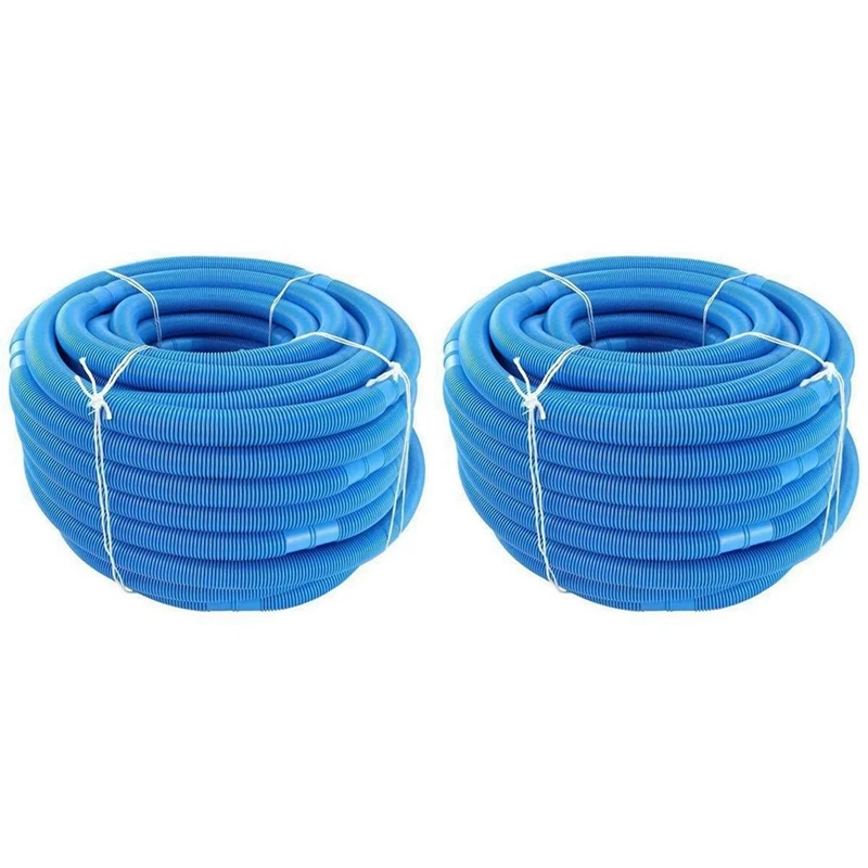 2Pcs 5M Swimming Pool Vacuum Cleaner Hose Suction Swimming Replacement Pipe Pool Swimming Pool Cleaning Hose