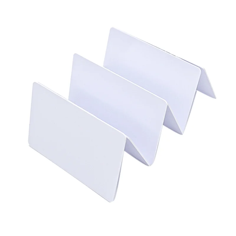 

B03B-100 PCS UHF 860-960Mhz Long Read Range White Card 85.5X54x0.8Mm Electronic Accessories For Access Management