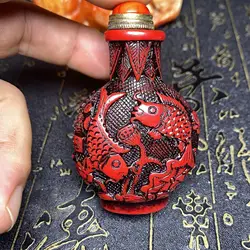 Rare hand-carved snuff bottle in ancient China