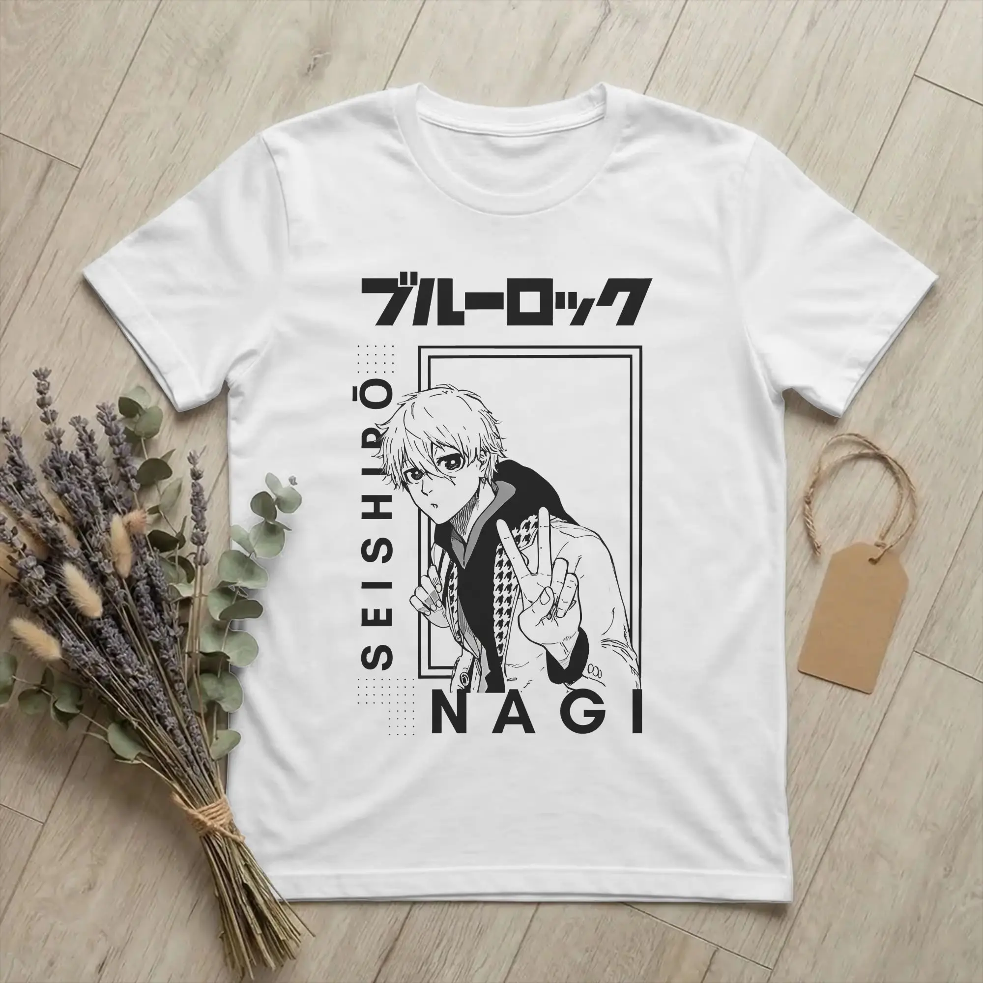 Men Women's Nagi Seishiro T Shirts Blues Locks Soccer Sports Anime Cotton Tops Vintage Short Sleeve Round Neck Tee Shirt