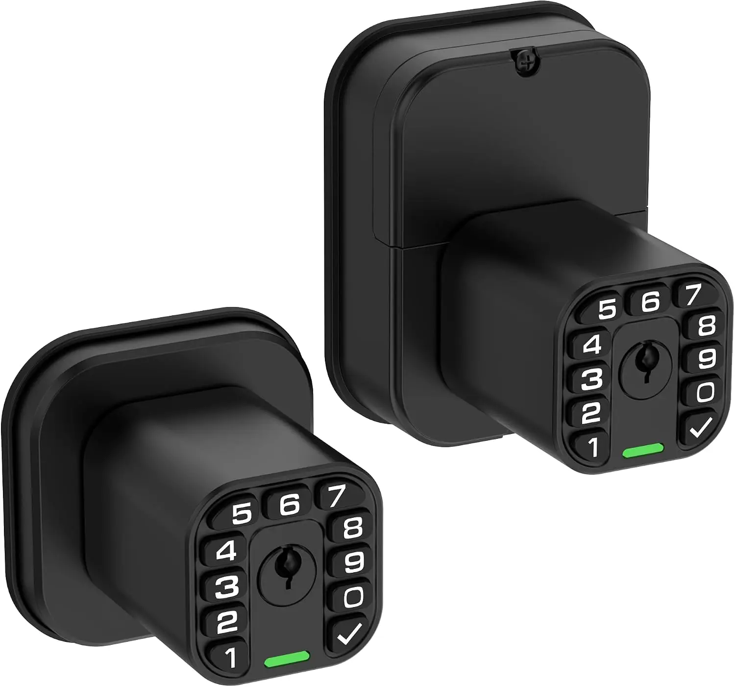 IU52 Double-Sided Keypad Door Lock, All-Weather, Fully Waterproof Keyless Entry with Dual-Sided Programmable Codes, Same Key