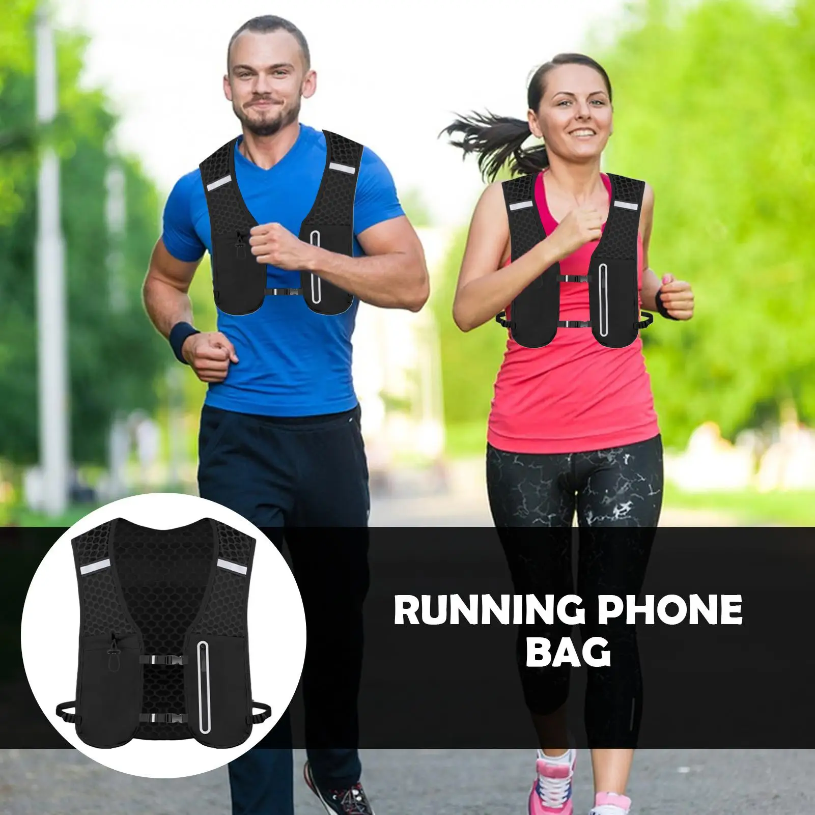 

Рюкзак для воды для бега, жилет для воды, рюкзак для гидратации, чехол для телефона, держатель для бутылки для мужчин, бегуны, спорт на открытом воздухе