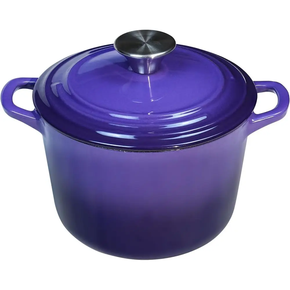 

Dutch Oven Pot with Lid 2.8 qt Cast Iron Dutch Oven or Bread Bg ple Enameled Cast Iron Rice Pot with Hls