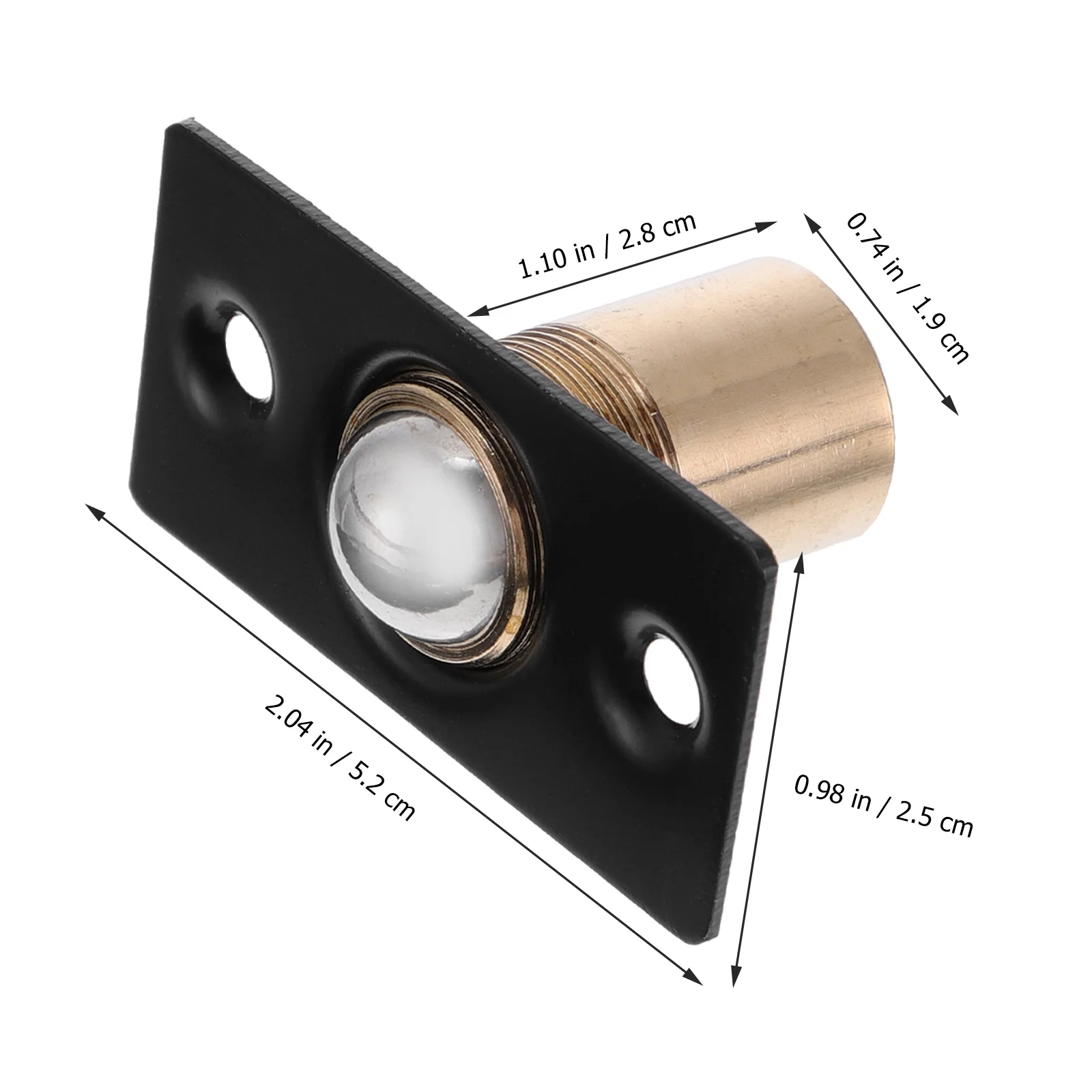 

4Pcs Door Ball Catch Durable Rust Resistant Tough Closure Portable Multi-Functional Closet Accessory Closet Door Ball Catch