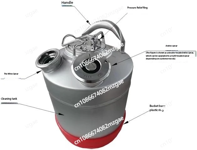 

Бочка для чистки разливного пива, Очистка пивного трубопровода, Трубопровод для пивных стен, Очистка дистрибьютора, Очистка крана