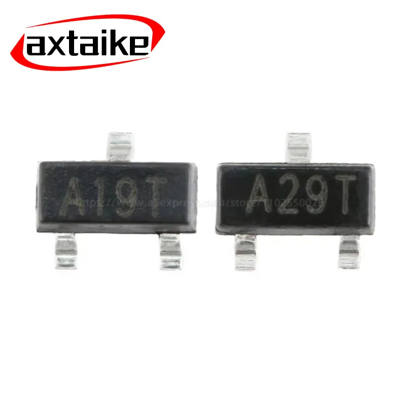 

50PCS AO3400 AO3401 AO3402 AO3404 AO3406 AO3407 AO3415 AO3416 A09T A19T A29T SOT-23 30V N P-Channel MOSFET SMD