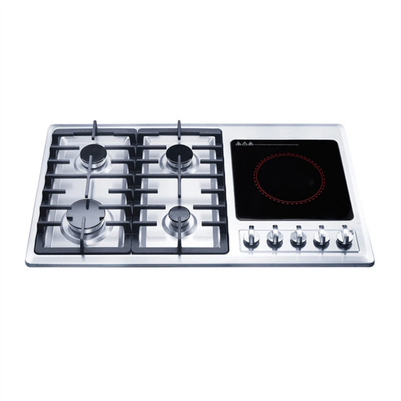 Multi Cooktops Gas and Electric Stove Combied Cooker.