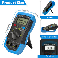 Mini Multimeter Multimetro HoldPeak HP-36K AD/DC Auto Range Digital Multimeter Meter/ Portable Digital Multimeter