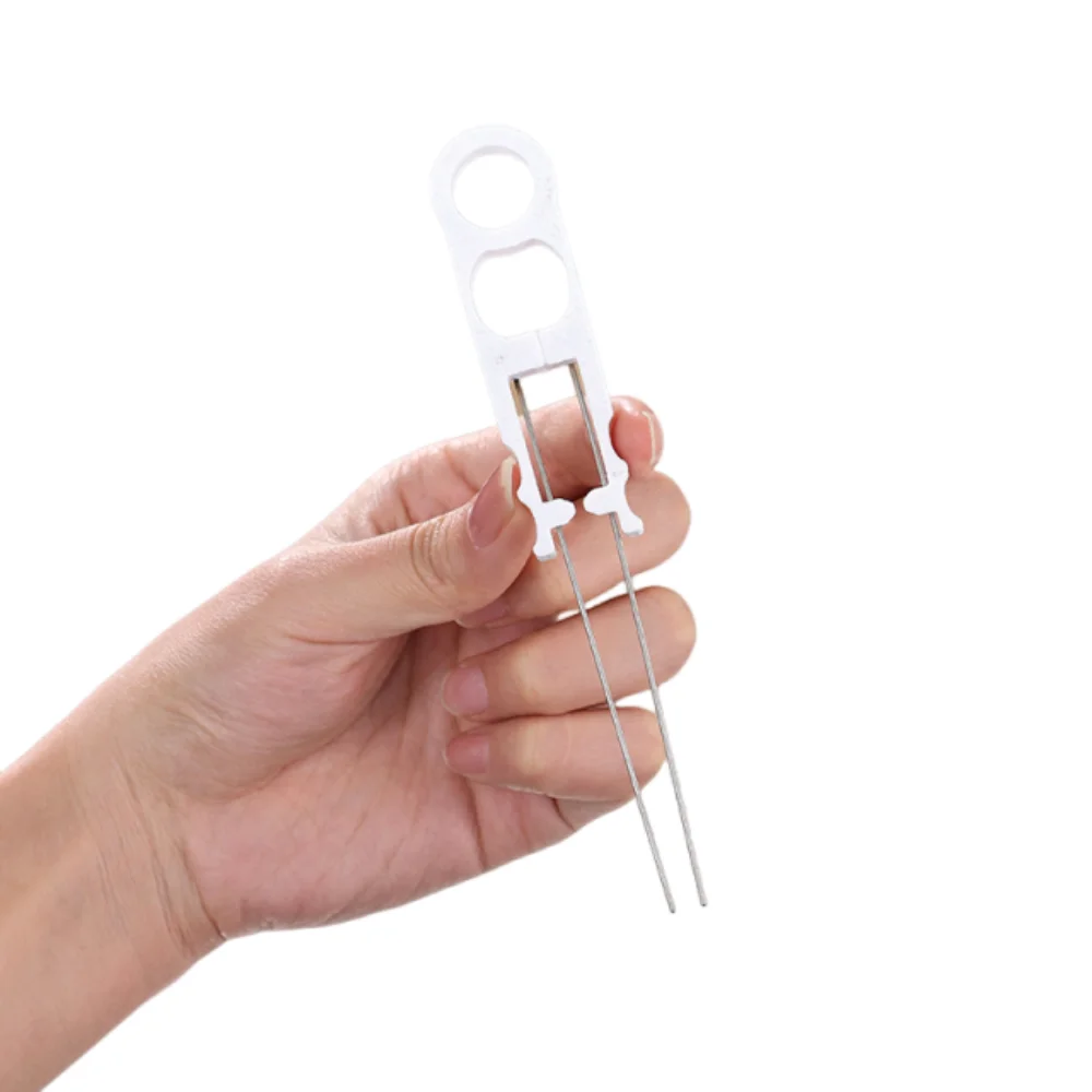 

High-quality Beans Fusion Beans Pen Multifunctional Double Needles Collage Beans Needle Handmade Educational