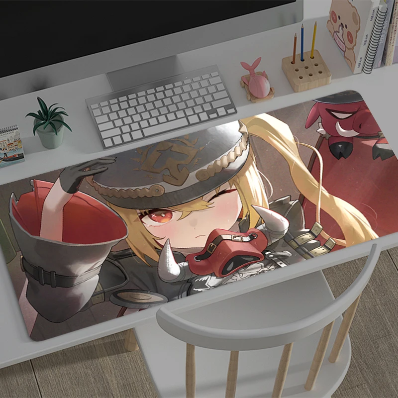 Gaming Mouse Pad Zenless Zone Zero Lucy Accessories Office Gamer Keyboard Desk Mat Non-Slip ground mat PC Large Anime Mousepad