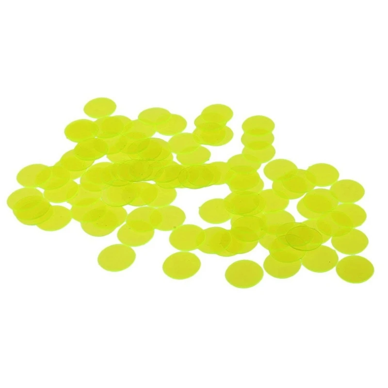 100Pcs Transparent Counters Bingo Chip Kids Plastic Counting Counters Marker Dropship