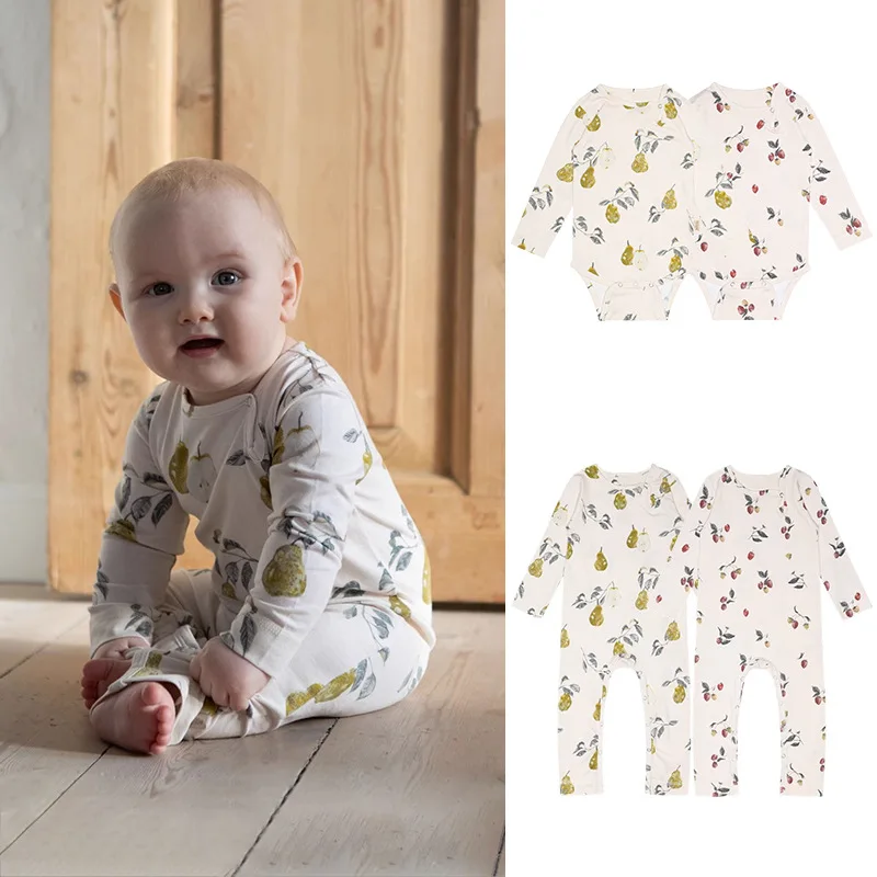 

Jenny&Dave Baby clothes, baby jumpsuit, autumn style, pure cotton for newborns, baby romper, crawling clothes, all season long s