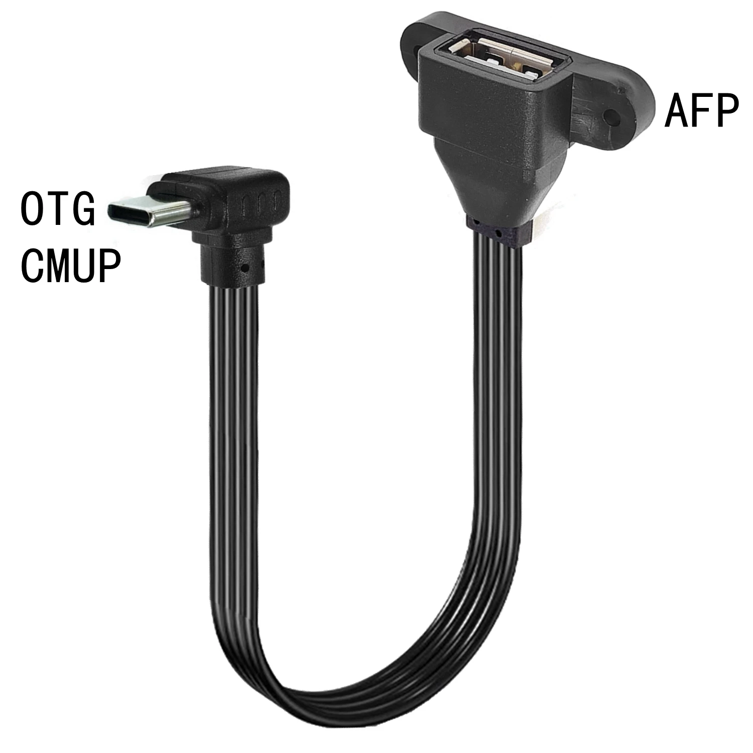 5CM 20CM Typ-c Otg Datenkabel USB 2,0 Tragbare USB-C Stecker Auf USB Buchse Konverter OTG adapter Kabe 10CM 50CM