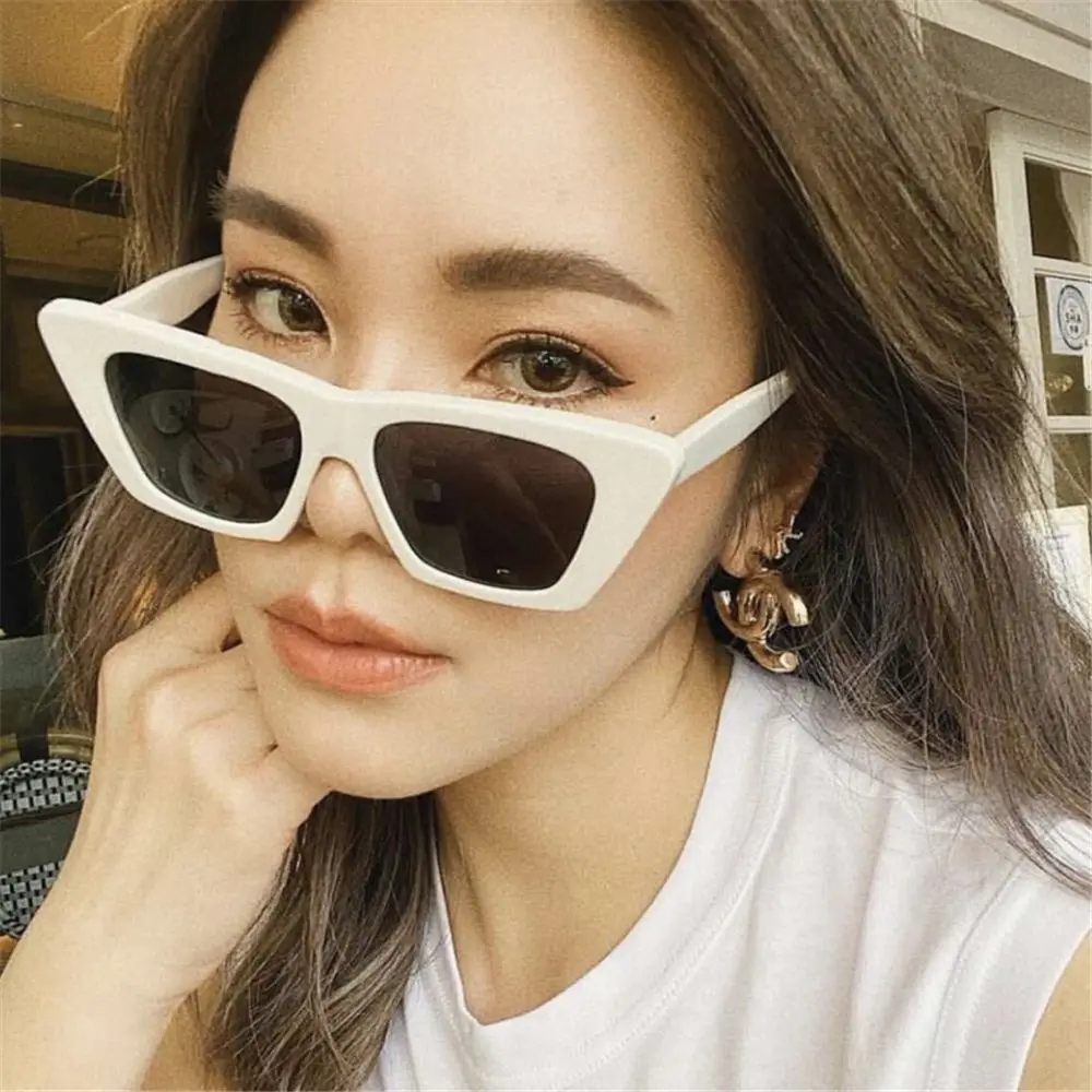 Fashion Colorful UV400 Ins Popular Fashion Sunglasses Square Sun Glasses Shades Female Eyewear