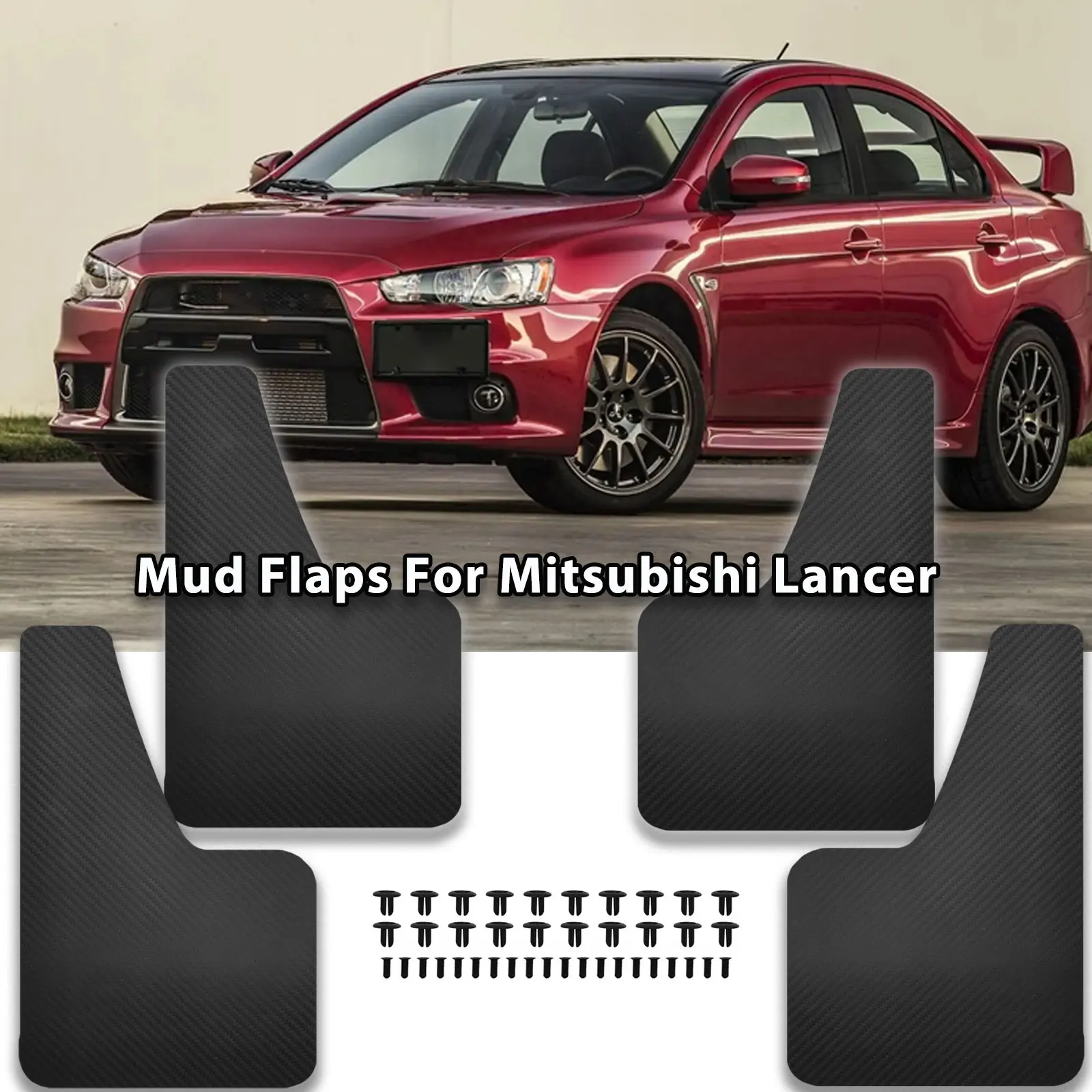 

Брызговики для Mitsubishi lancer 7 8 9 10 Evolution EVO X ix WRC 2012 2013 2014 2015 2016